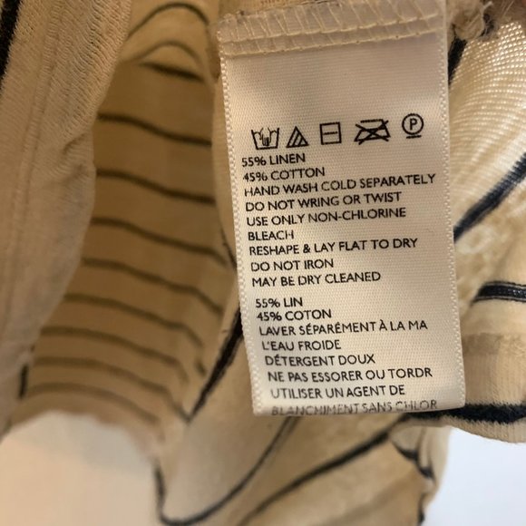 Anthropologie Three Feathers Short Sleeve Striped - Picture 5 of 6